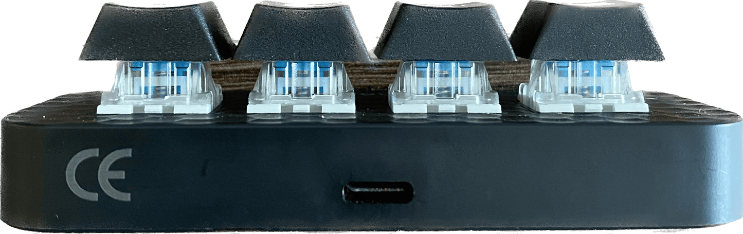 Tastatur für Videokonferenzen 4 tasten Tastatur, Teams Tastatur, Webex tastatur, Zoom Tastatur, Mute, Kamera einschalten, Handhebeln, Hand heben, Auflegen, Kurzwahltasten, tastenkombination, externe Tastatur, einfache Bedienung